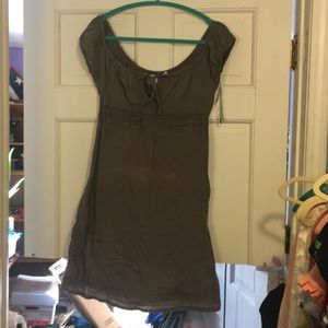 Army Green Mini Dress
